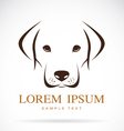 Dog Labrador vector image