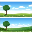 Nature landscape vector image