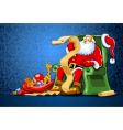Santa Claus background vector image