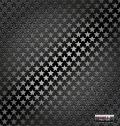 Star lite dynamic metal background vector image