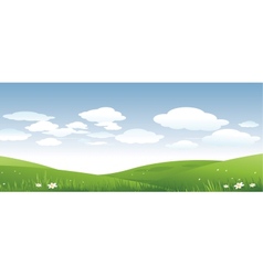 Nature landscape vector image