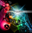 Disco event background vector image