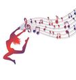 Musical ecstasy vector image