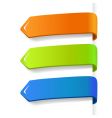 Colored tags vector image