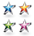 Shiny stars vector image