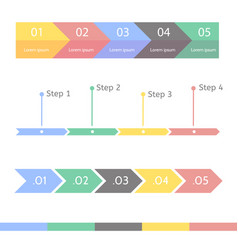 Progress chart statistic concept infographic Progress chart statistic concept infographic vector image