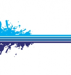 Blue strips vector image
