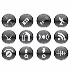 Gadget icons vector image