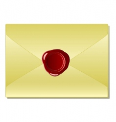 Old envelope vector image