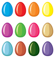 Color egg vector image