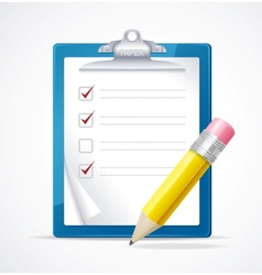 Check list vector image