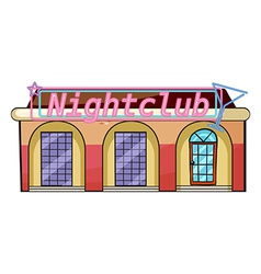 A nightclub vector image