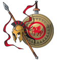 Coat of arms vector image
