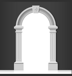 Classic arch vector image