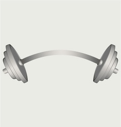 Dumbbell weight vector image
