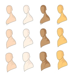 Human models vector image