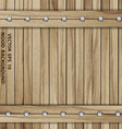 Wooden box texture vector image