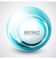 Abstract swirl sphere background vector image