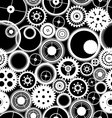 Gear seamless background vector image