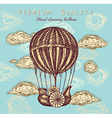 Balloon Transport Background vector image