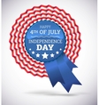 Independence day badge vector image