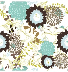 Floral background vector image