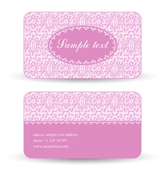 Lacy card Lacy card vector image