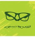 Hip glasses series vector image