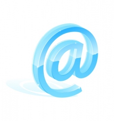 Email symbol vector image