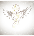 Winged girl vector image