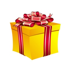 Gift box vector image