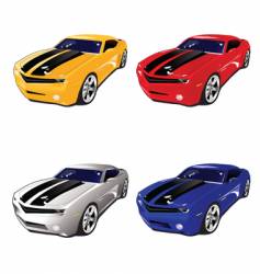 Camaro muscle car vector image