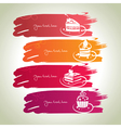 Sweet banners vector image
