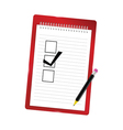 Test ticking vector image