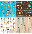 Background flowers vector image