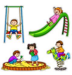 Playground vector image