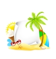Summer frame vector image