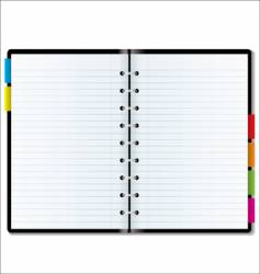 Organizer blank vector image