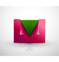 Opening envelope background vector image