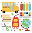 SCHOOL SET vector image