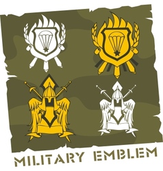 Military Emblem - Set vector image