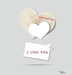 I LOVE YOU dripping blood vector image