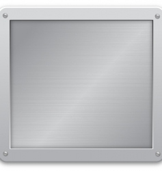 Metallic background vector image
