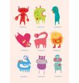 Funny monsters vector image