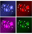 Magic backgrounds vector image