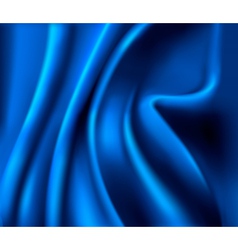 Elegant blue satin texture vector image