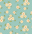 Vintage floral seamless background vector image