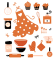 Baking icons vector image