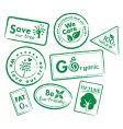 Organic labels vector image