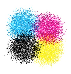 Smyc blot of dots vector image